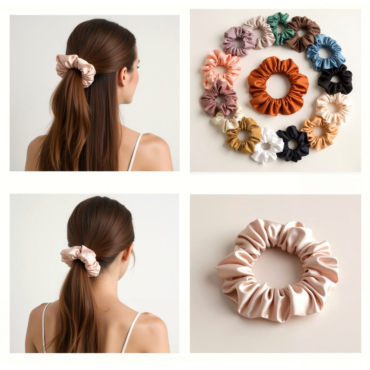 Premium Handcrafted Scrunchies – Soft & Stylish Hair Accessories