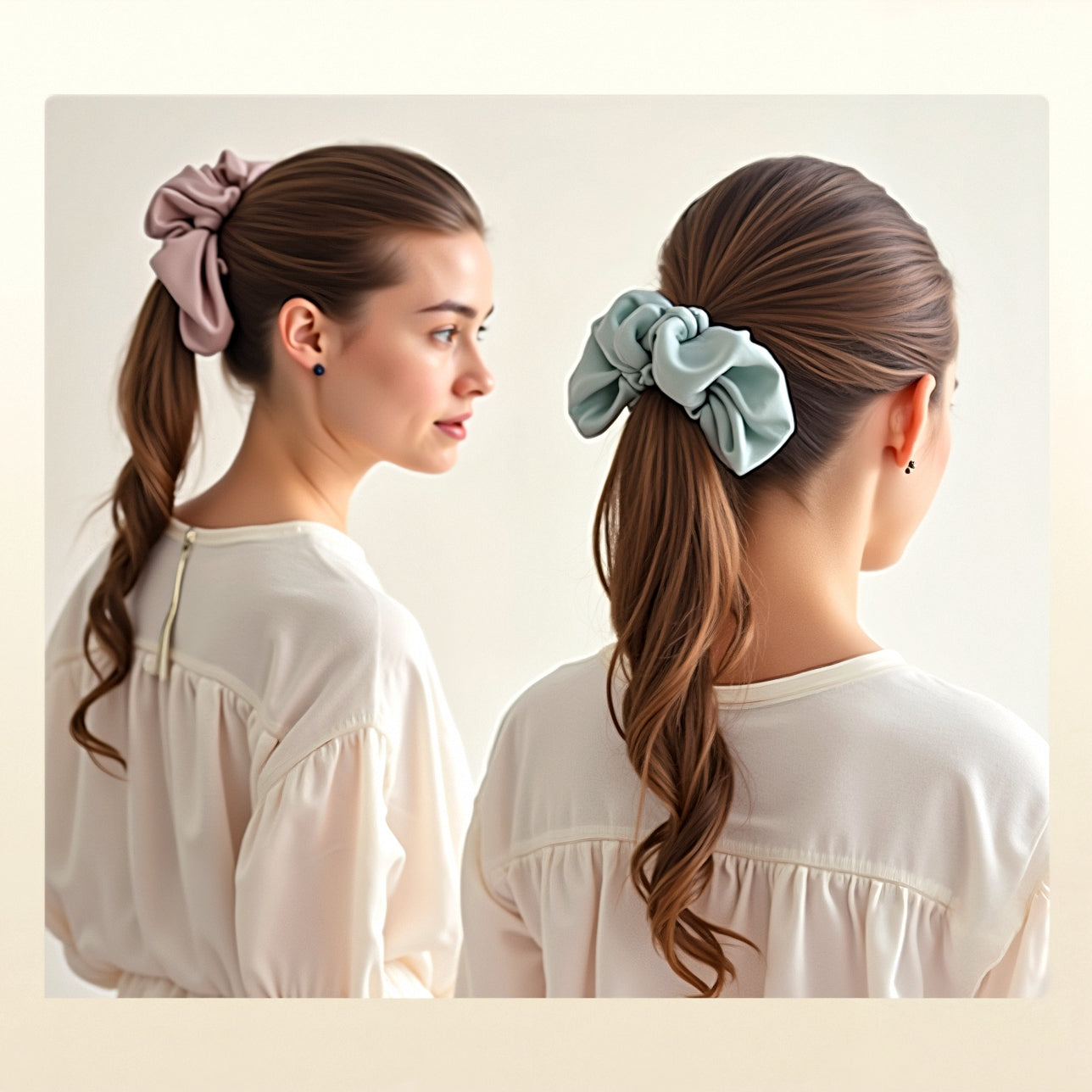 Premium Handcrafted Scrunchies – Soft & Stylish Hair Accessories