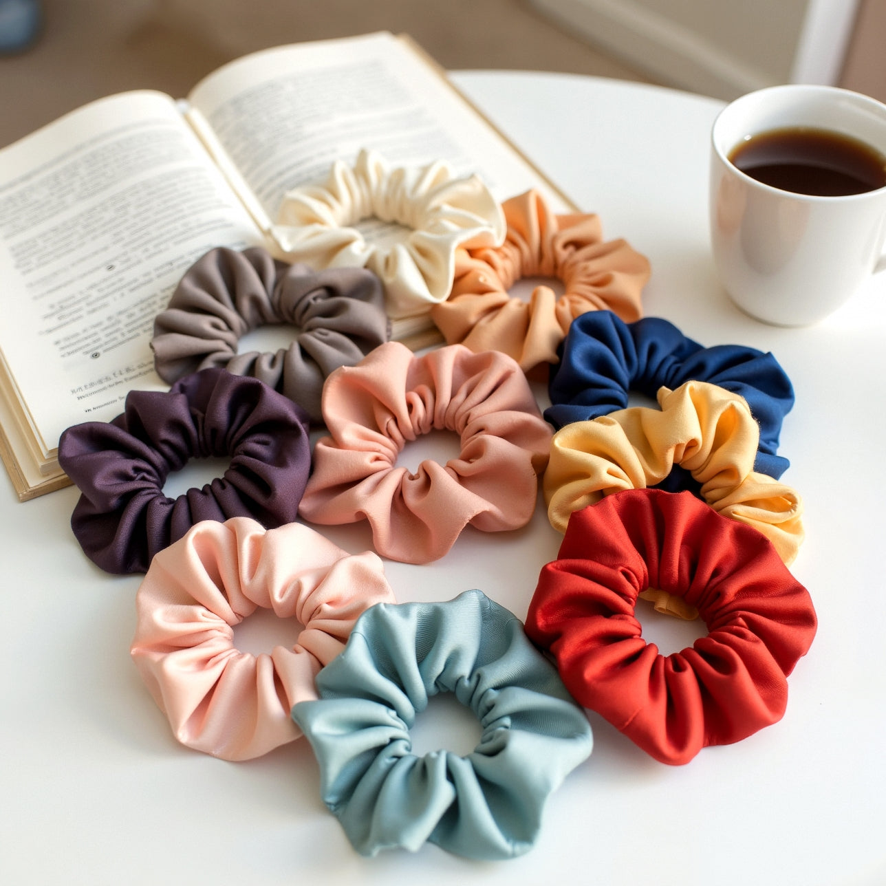 Premium Handcrafted Scrunchies – Soft & Stylish Hair Accessories