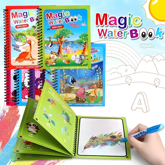 Quick Dry Reusable Magic Coloring Water Books