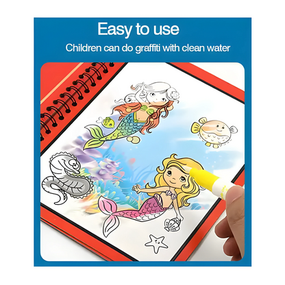 Quick Dry Reusable Magic Coloring Water Books