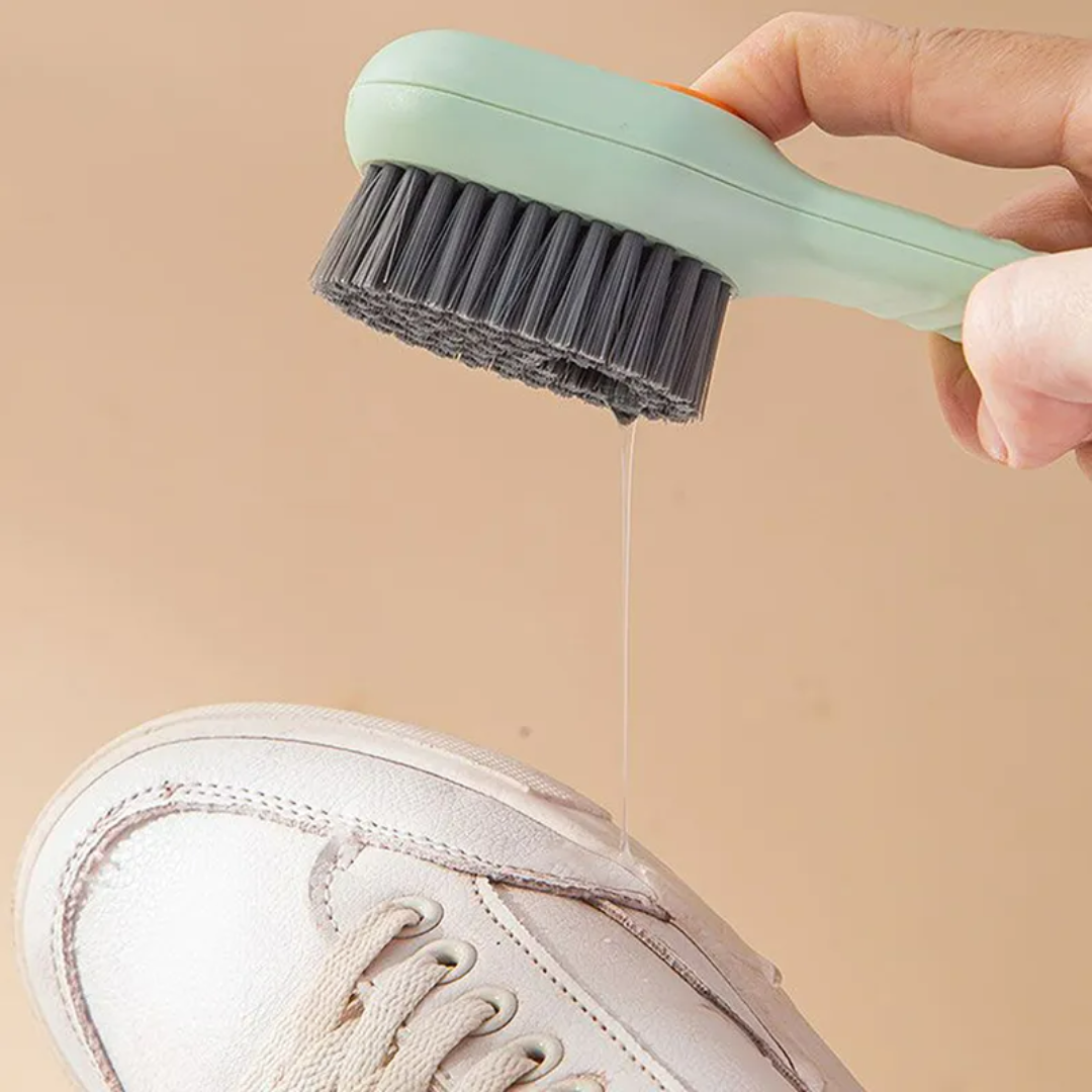 Playful Soap Dispenser Scrub Shoe Brush for Kids