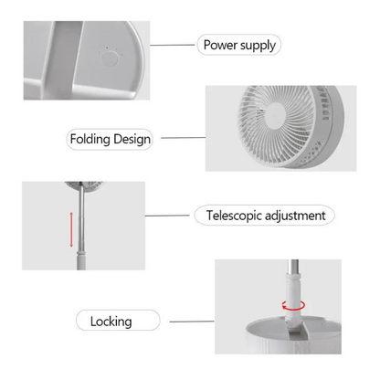 Portable Rechargeable Fan