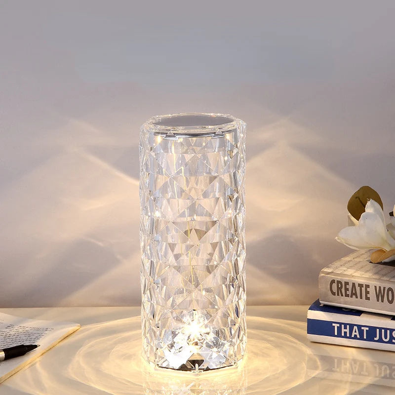 Crystal Diamond Table Lamp